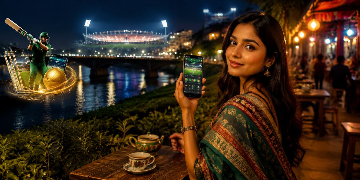 ময়মনসিংহে চা বাগানের পাশে ক্রিকেট বেটিং করা হচ্ছে মোবাইলে