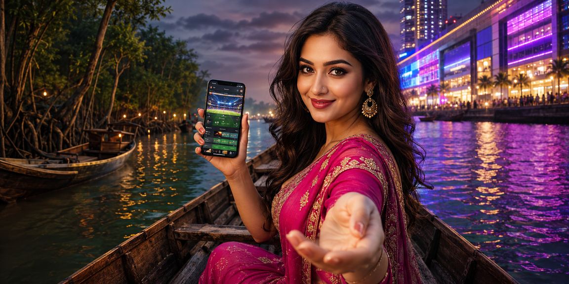 সুন্দরবনের নিয়ন আলোয় স্পোর্টস বেটিং উপভোগ করছেন একজন বাংলাদেশি ব্যবহারকারী