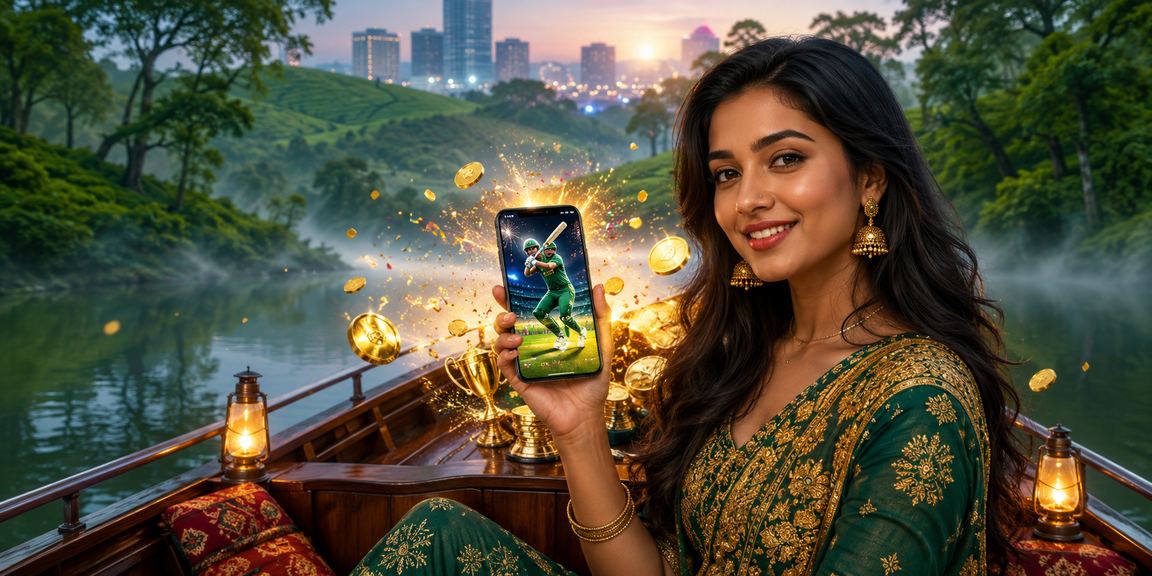 সিলেটের চা বাগানে বসে ক্রিকেট বেটিং দেখছেন একজন উৎসাহী দর্শক